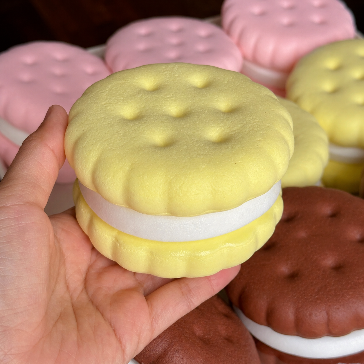 CraveSquish Squeeze Big Ice Cream Cookie toy
