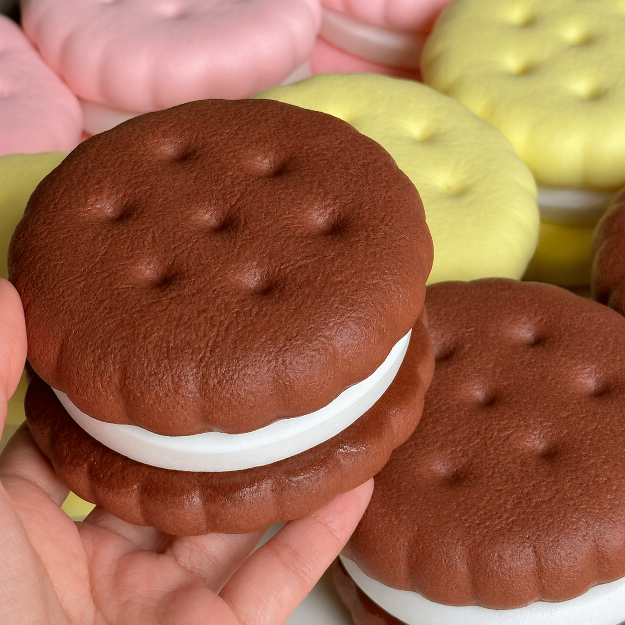 CraveSquish Squeeze Big Ice Cream Cookie toy